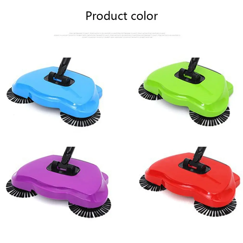 

Home & Style Spin Broom Manual Floor Sweeper Handheld Broom Household Floor Dust Clean Mop Robot 360 Degrees