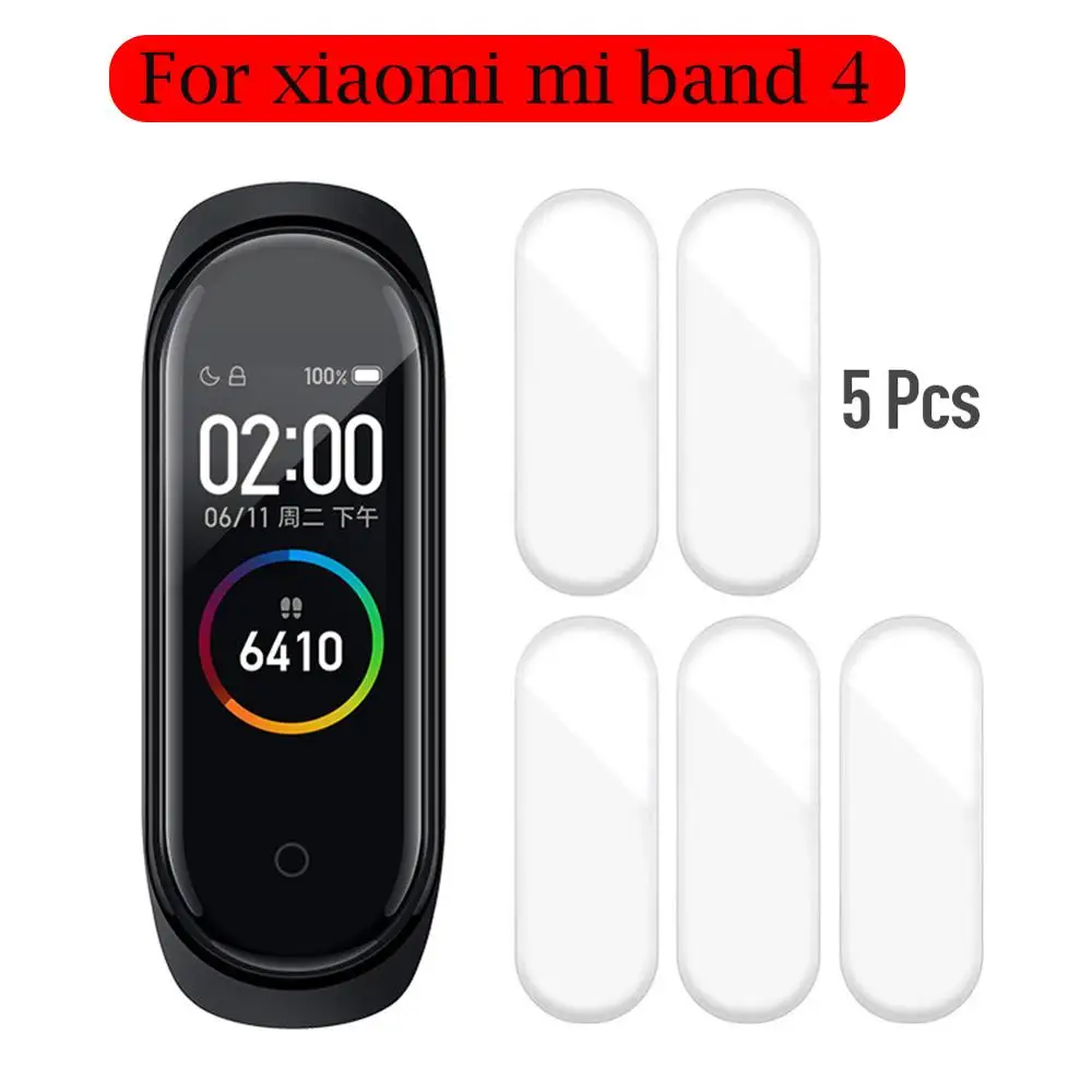 

12PCS For Xiaomi Mi Band 4 Film Screen Protector Protective Glass Miband4 miband 4 band4 Smart Wristband Full Cover Ultra Thin