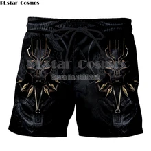 PLstar Cosmos новые мужские черные Пантеры с принтом 3d шорты брендовые популярные большие размеры S-5XL