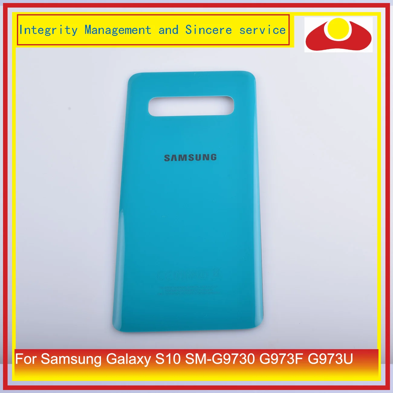 Для samsung Galaxy S10 G973F SM-G973F G973 корпус батарея Дверь Задняя стеклянная крышка чехол S10 Корпус Замена