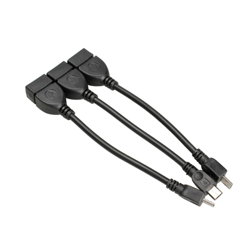

NEW 3Pcs Micro USB Host OTG Cable for Samsung Galaxy S3 HTC MP3 MP4 Tablet PC DJA99