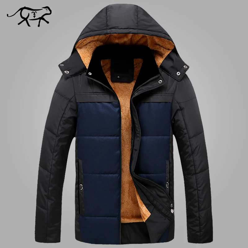 

New Arrival Winter Jacket Men Thick Padded Parka Men Jacket Coat Russian Wadded Casual Fashion Warm Cold Overcoat Male Brand