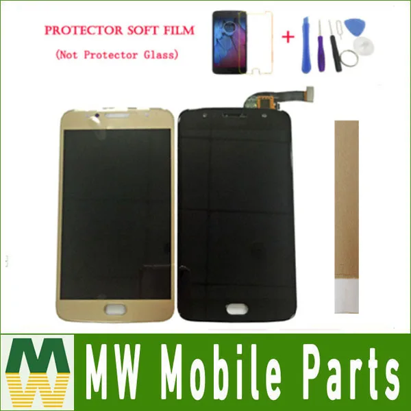 

For Motorola XT1792 XT1793 XT1794 Moto G5S LCD Display+Touch Screen Digitizer Sensor Black Gold With Kit