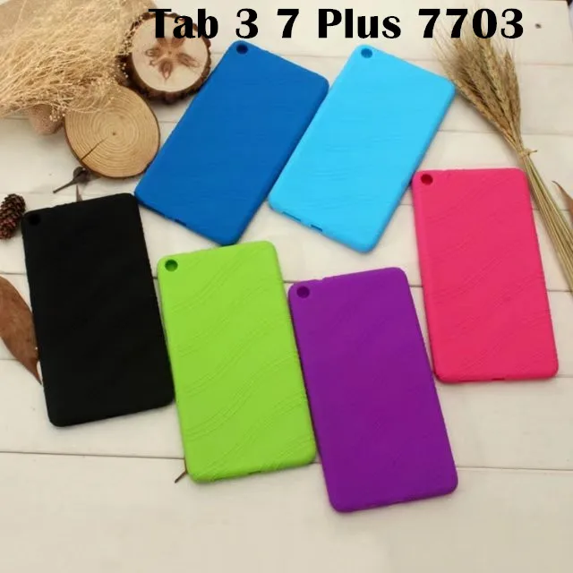 

Colorful Case For Lenovo TAB3 Tab 3 7 Plus 7703 7703X TB-7703X TB-7703F TB-7703N 7" tablet Soft Silicone TPU Back Cover Case