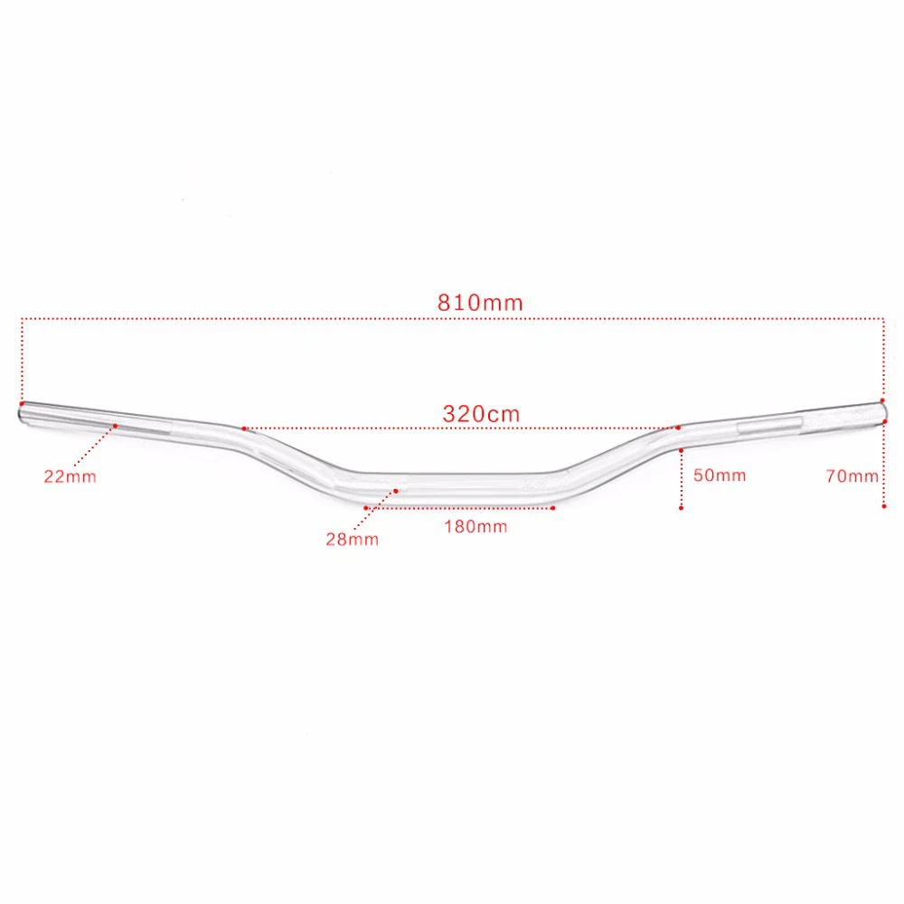 81 см 1-1/" 28 мм Универсальный ручной стержень, для мотоциклетного руля жир бар ПроТейпер для Yamaha R25 фазер FZ16 CG125 R15 Suzuki Bandit 650