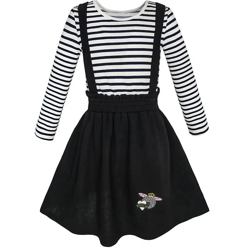 Sunny Fashion платья для девочек новогодние костюмы 2 куска Задавать Футболка подвязка