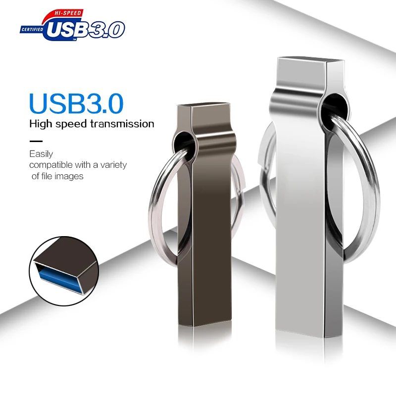 

Metal Usb Flash Drive Pendrive 8GB 16GB 32GB 64GB 128GB Pen Drive Waterproof U Disk 64gb Memory Usb Stick Memoria Pendrive USB