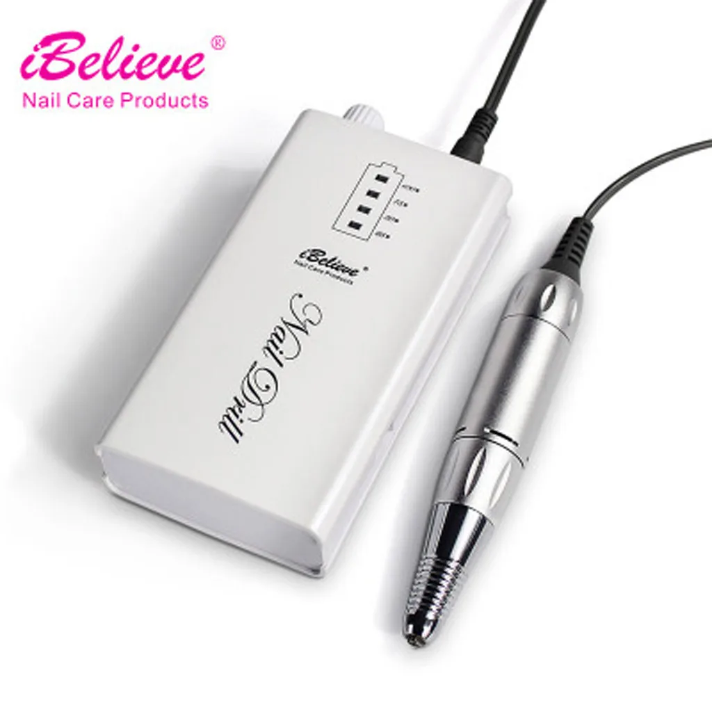 

Rechargeable Nail Drill Machine Kit Electric Nail Polisher Set Cordless Portable Manicure Set Optional EU / US Plug