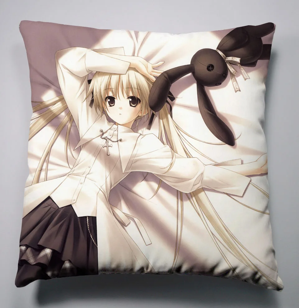 Декоративный чехол для подушки аниме Yosuga no sora Sora Kasugano 40x40 см индивидуальный