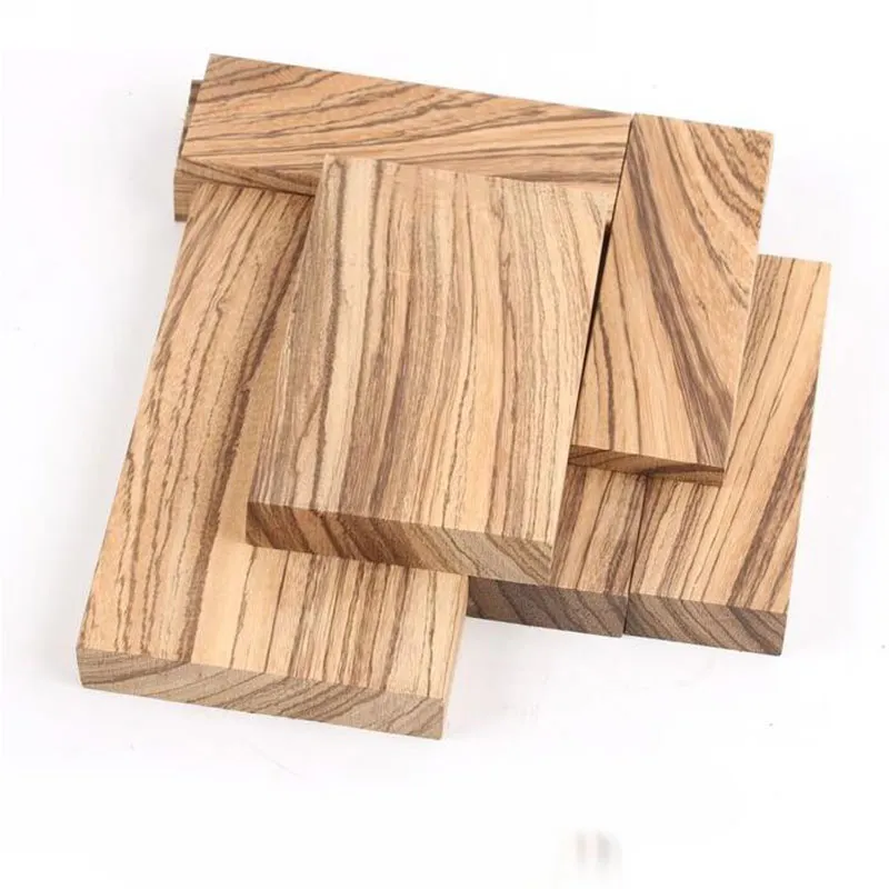 

120x40x10mm DIY knife handle material Zebra wood (Microberlinia brazzavillensis) Spoon Making materials