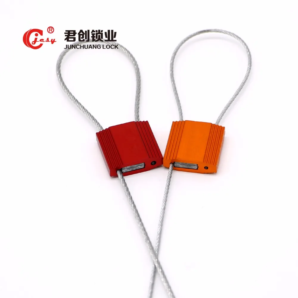 

100pcs 1.5mm shandong factory tamper proof door cable seal security truck seals JCCS002