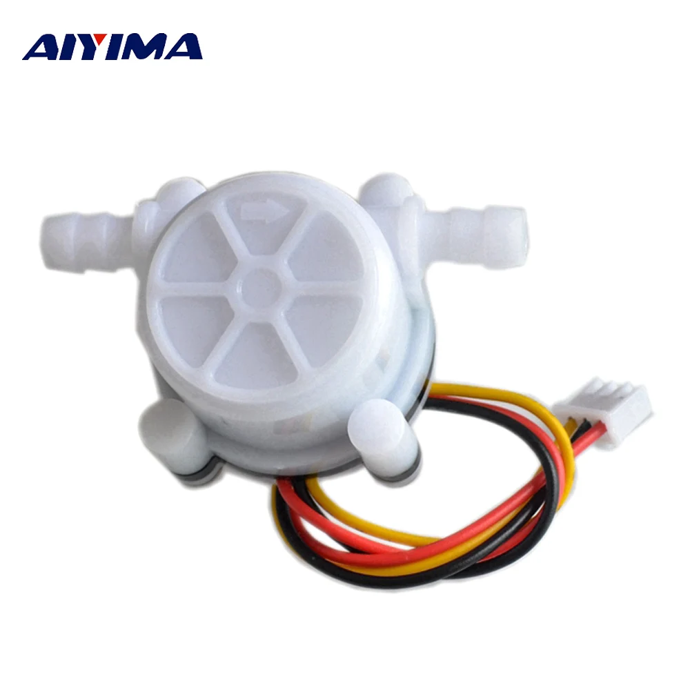 

AIYIMA Coffee Machine Flow Meter Water Flow Sensor Connected To 6mm Hose Water Purifier Hall Sensor