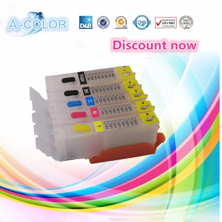 Empty PGI 250 CLI 251 refill ink cartridge for Canon PIXMA MG6320