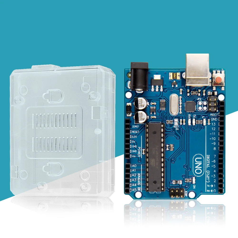 RobotLinking UNO R3 для Arduino MEGA328P чип ATMEGA16U2 с USB кабелем+ UNO R3 Розничная коробка - Цвет: Белый