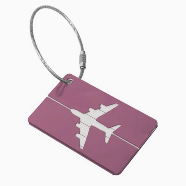 Aluminium Alloy Luggage Tags Baggage Name Tags Suitcase Address Label