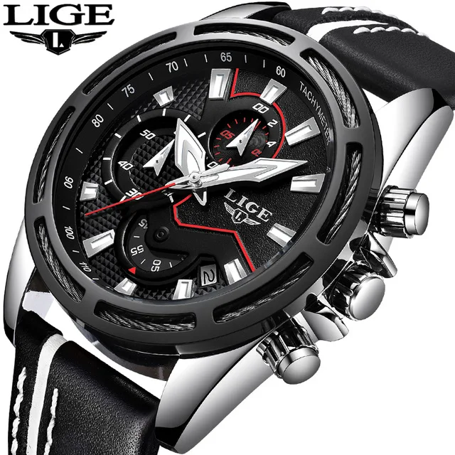 LIGE new Mens Watches Top Brand Luxury Man Sport Watch Male Fashion Business Clock Men Leather Quartz WristWatch Relojes Hombre LIGE new Mens Watches Top Brand Luxury Man Sport Watch Male Fashion Business Clock Men Leather Quartz WristWatch Relojes Hombre