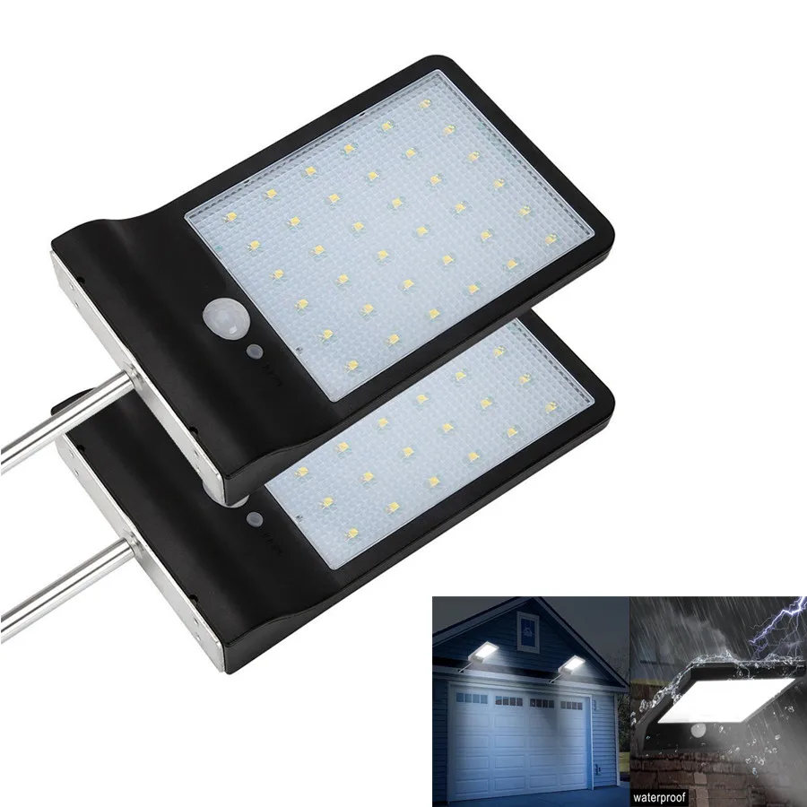 450LM 36 LED Солнечный свет наружный сад безопасности Led солнечная панель лампа