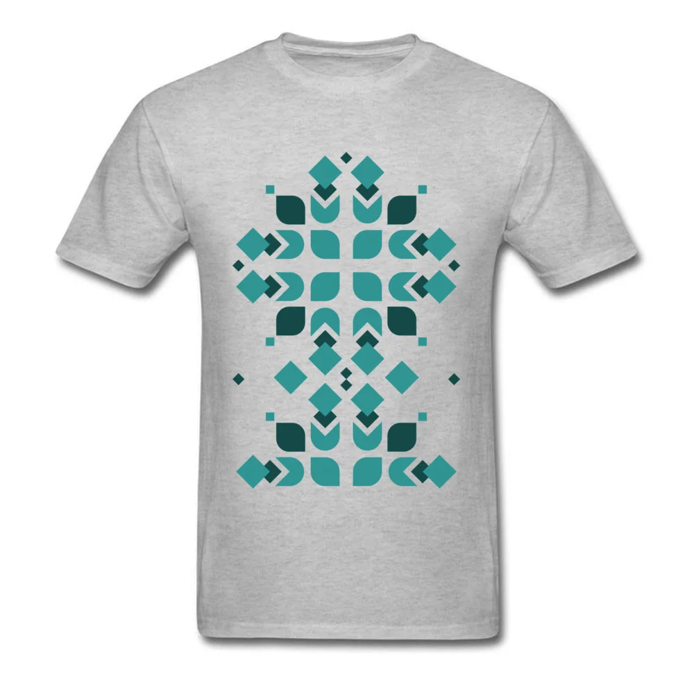 Digital Mandala Pure Cotton Men's Short Sleeve T Shirt Normal Summer/Fall Tshirts Funny Top T-shirts Oversized Round Neck Digital Mandala grey