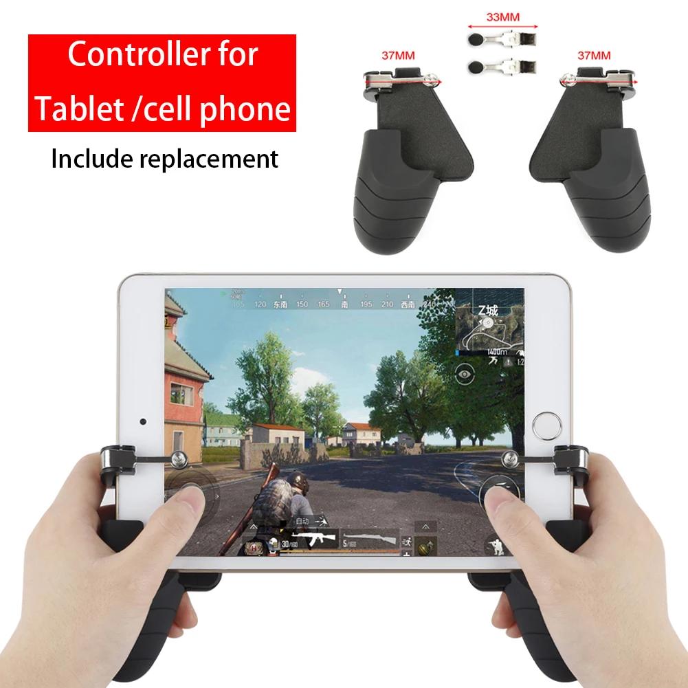 

For PUBG Cell Phone Mobile control Gamepad Trigger Fire Button Aim L1R1 Shooter Controller For IOS Ipad Android Xiaomi Joystick