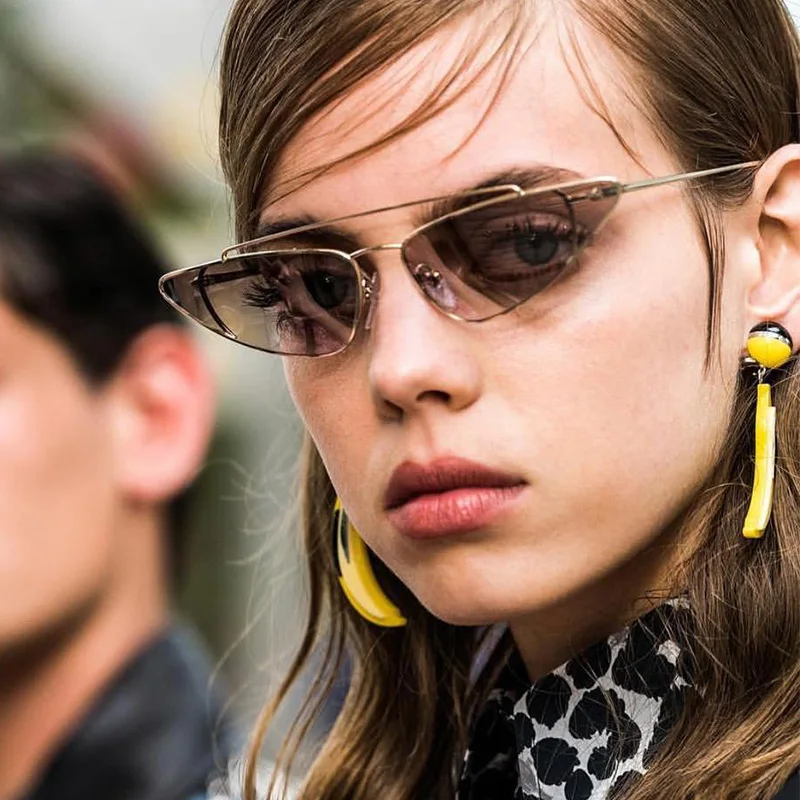 Vintage Sunglasses Women Cat Eye Luxury Brand Designer Bat eyes Sun