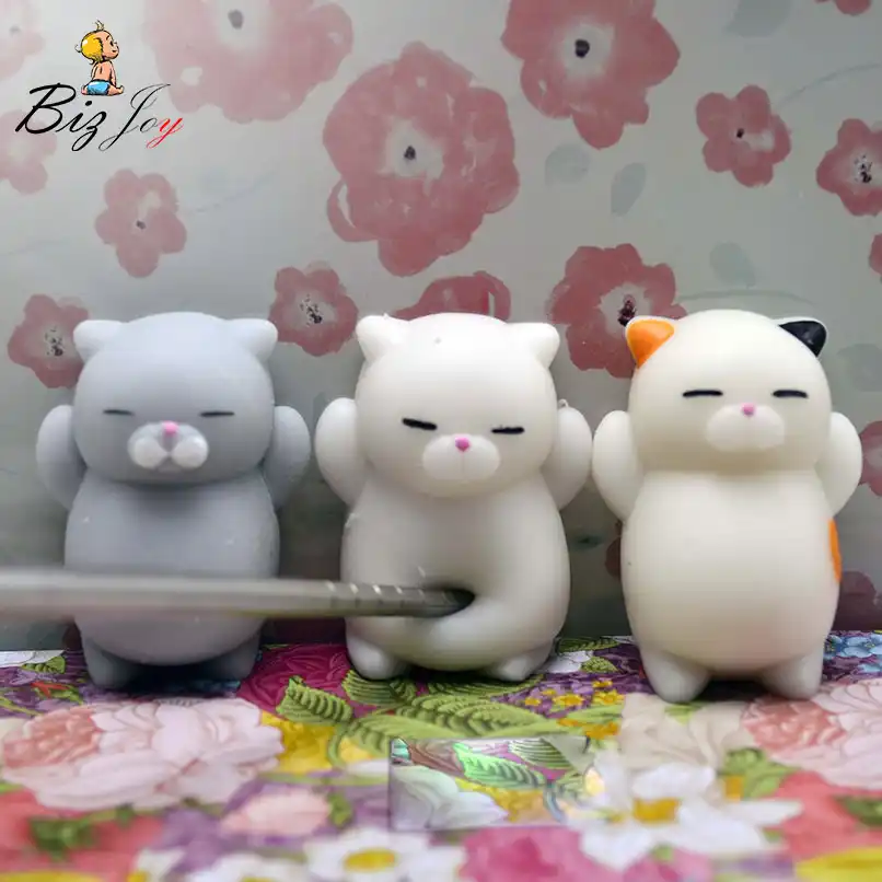 1 PCS Kawaii Suave Lento Subindo Antistress Mochi Mole Perfumado Mini Animal Imprensa Squeeze Crianças Adulto Fun Apaziguador do esforço de Cura