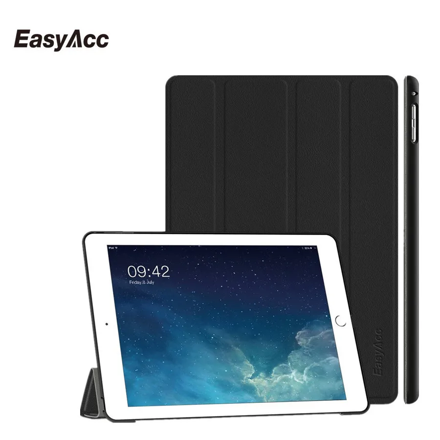 

Easyacc Case for iPad Air 2 , Ultra Slim Premium PU Leather Smart Case with Auto Sleep Wake-up / Stand Function For iPad 6