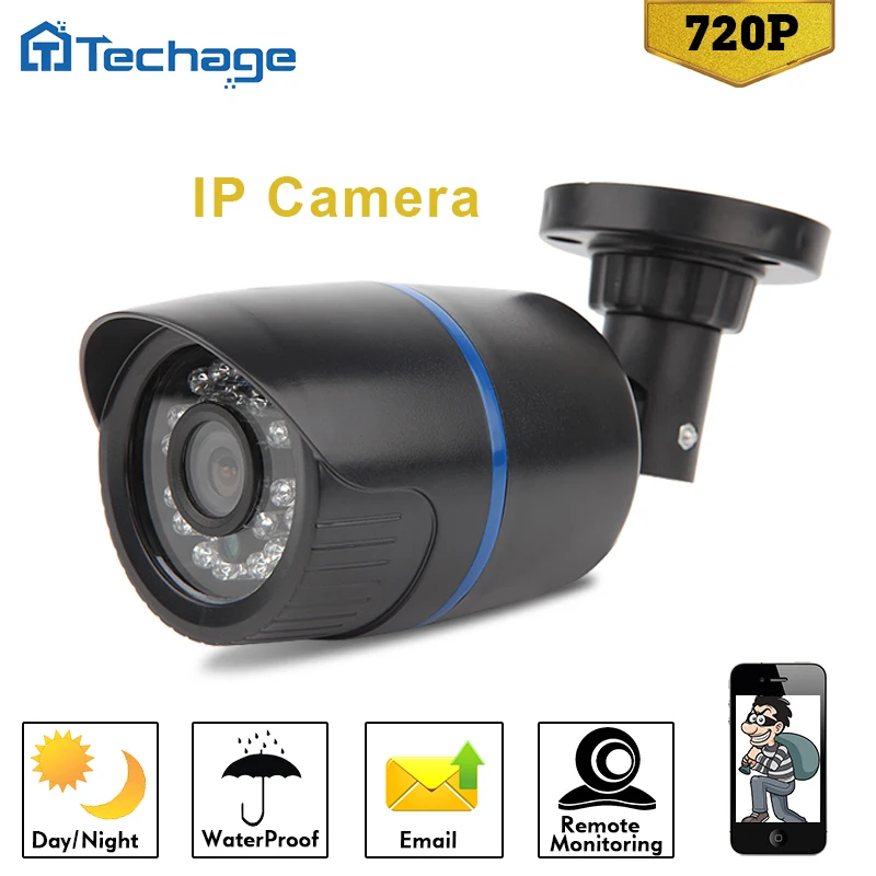  1/4'' 720P 1200TVL IP Camera Onvif 2.0 P2P 1280*720P HD IP Cam 1.0MP IR Night Vision Outdoor ABS Platices CCTV Security System 
