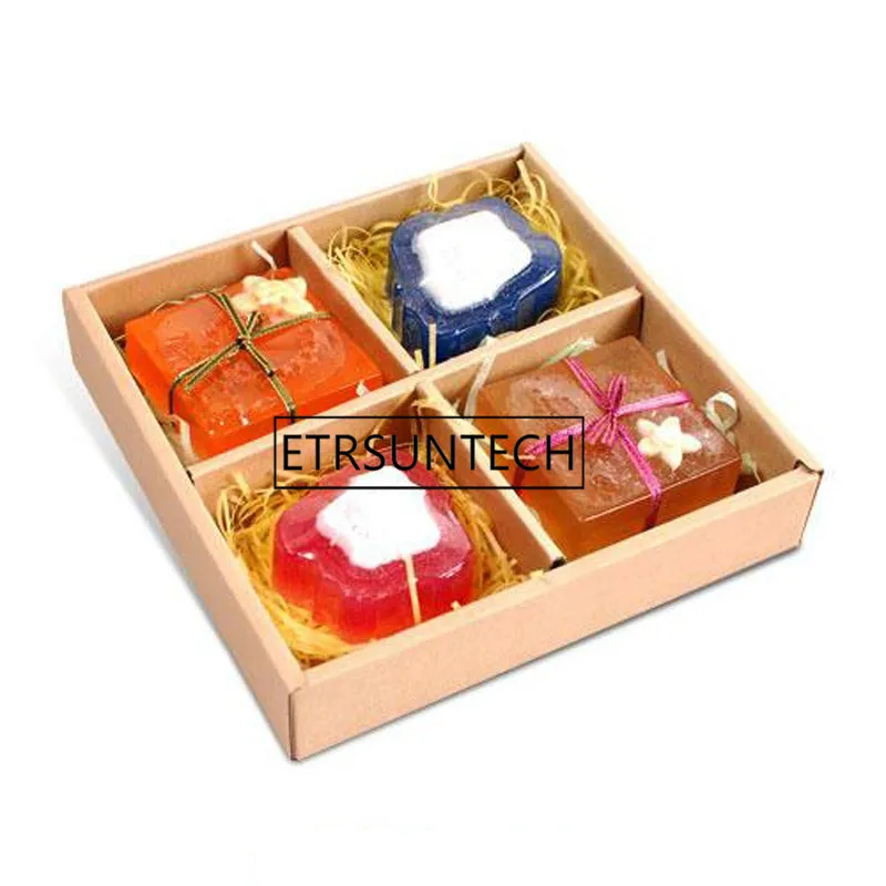 Коричневая гофрированная бумага Печенья Упаковочная коробка с ПВХ окна подарочные коробки для торта Мыло ювелирные изделия
