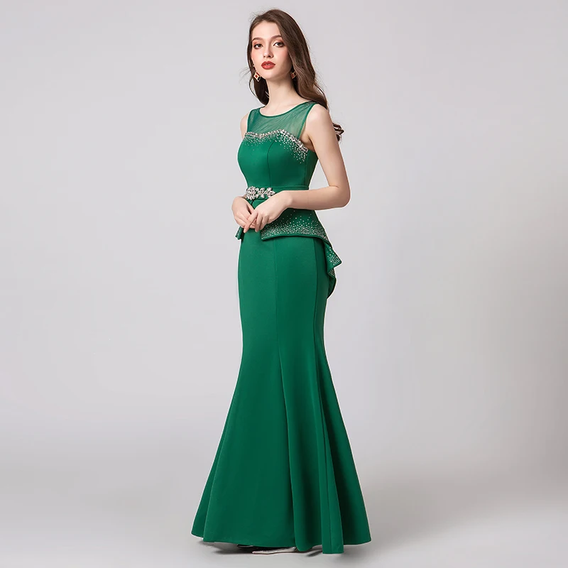 Элегантные вечерние платья Forevergracedress зеленого цвета модель 2019 года платье