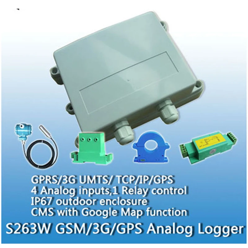 

King Pigeon S263 Direct Factory GSM GPRS Alarm Data Logger Outdoor 3G SMS Relay Control Remote Temperature Monitor GPS