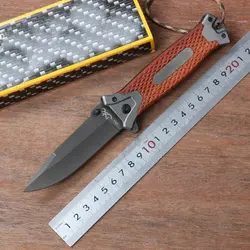 Складной Ножи Дамаск Лезвие сандалового дерева обрабатывать Ножи Кемпинг Открытый Охота Выживание Тактические Ножи EDC инструменты