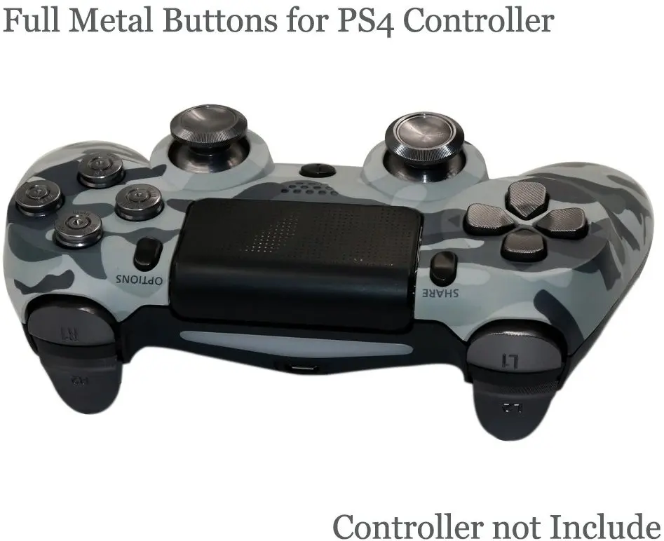 Full Metal Bullet Buttons for PS4 Controller-12