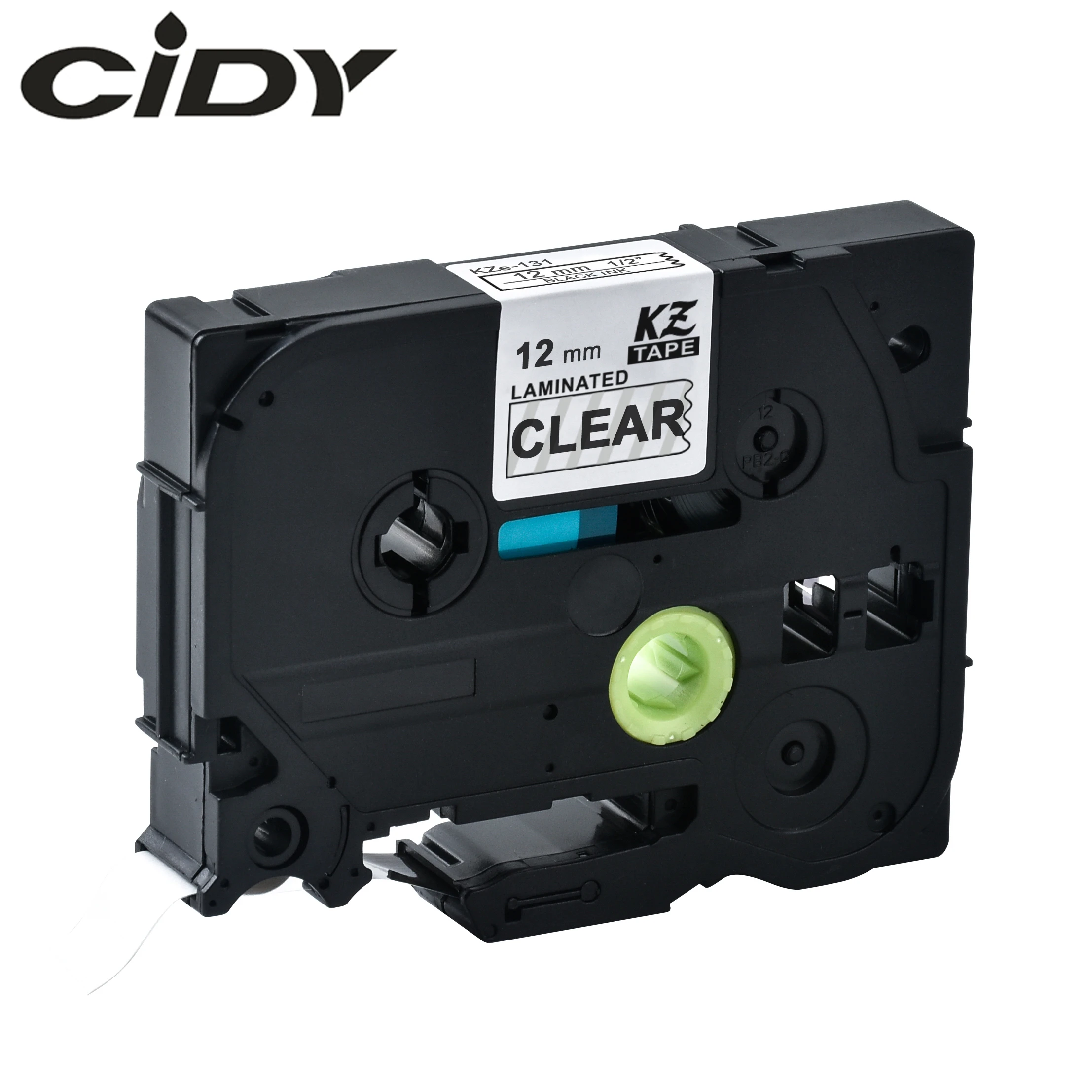 CIDY Tze 131 Tz131 черный на прозрачной ламинированной совместимой P touch 12 мм tze-131 tz-131 tze131 |