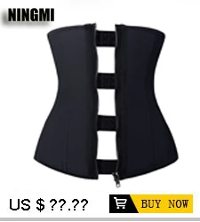 NINGMI Tummy Control Panties with Hook Waist Trainer Slimming Pants Neoprene Sauna Body Shaper Sport Leggings Shorts Butt Lifter