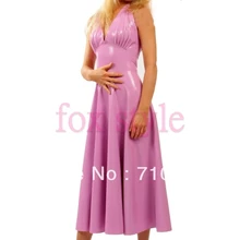 Привлекательная латекстное резиновое изделие Клубные платья ручной работы