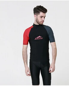 Dive Skin Men Surfing Tops Women Wetsuits Rowing Boats Rash Guards Surfing& Beach T-shirts Swim Suits Body Suits Swimming Shirt - Цвет: Темно-синий