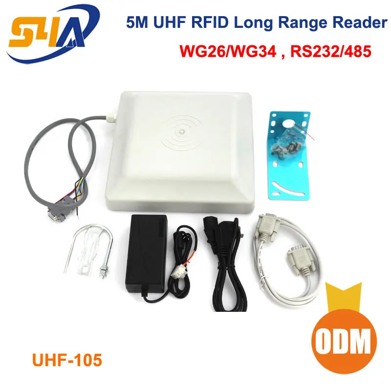 

915MHz UHF RFID Long Range Reader include ISO18000-6C (EPC C1G2) cards and UHF Sticker