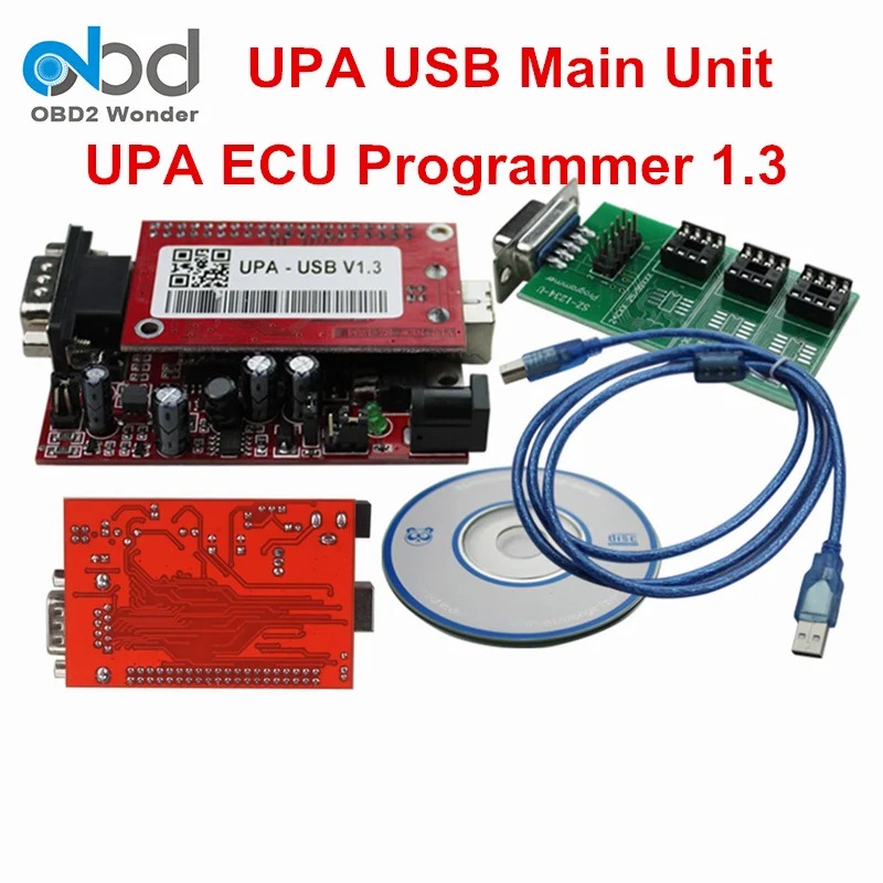 

Top Rated UPA USB Programmer Main Unit UPA-USB Software 1.3 Version No Full Adapters Auto Car ECU Chip Tuning Programming Tool