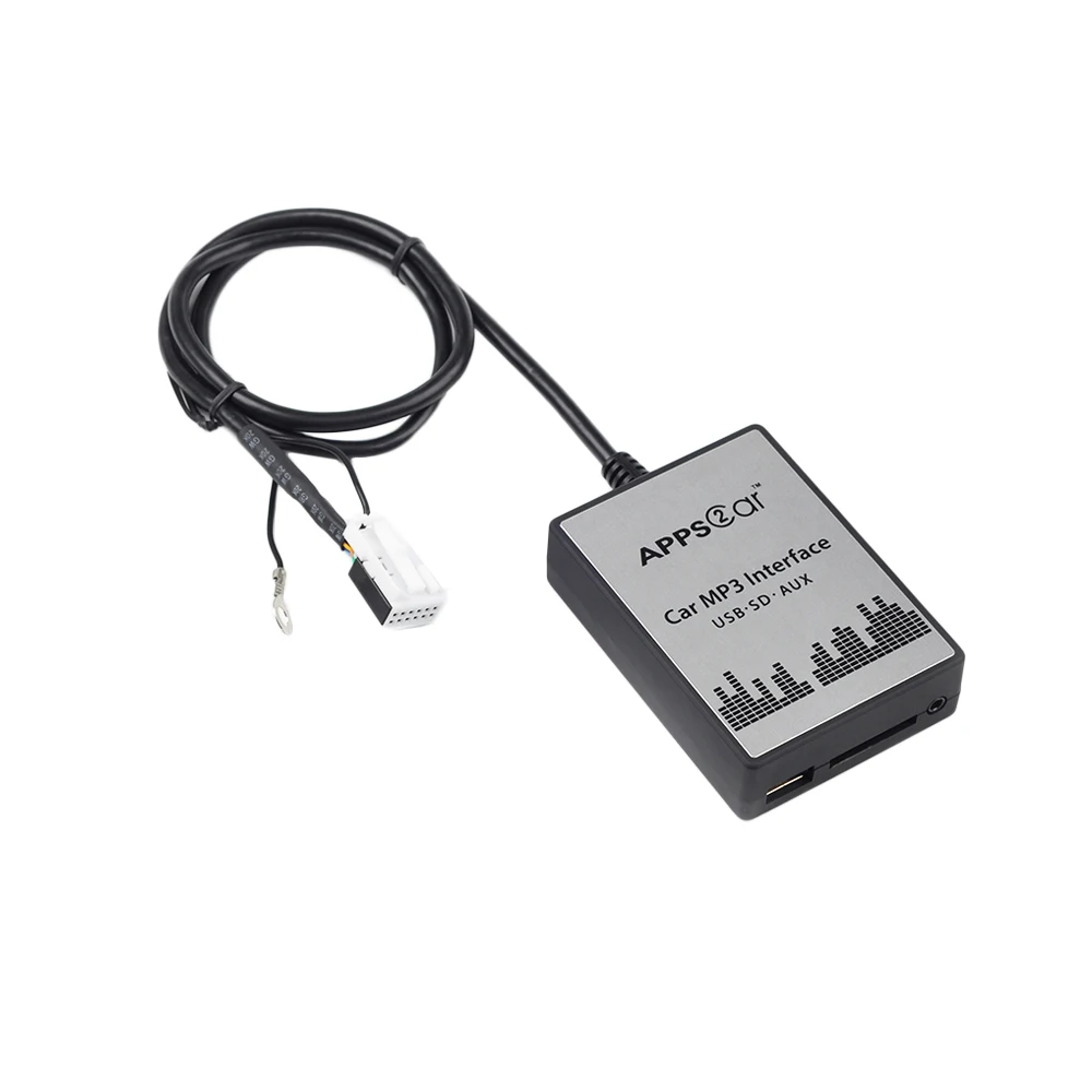Автомобильный USB SD AUX адаптер цифровой музыкальный преобразователь Mp3 конвертер