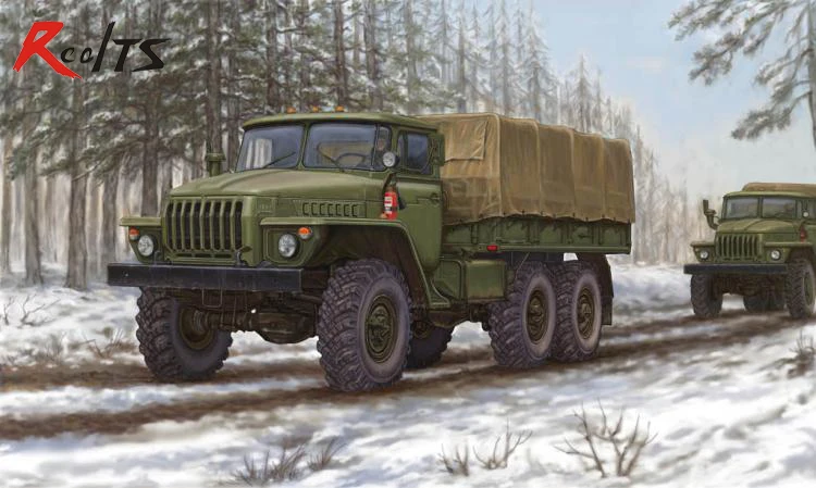 RealTS модель Trumpeter 01012 1/35 русский URAL-4320 грузовик пластиковая модель комплект