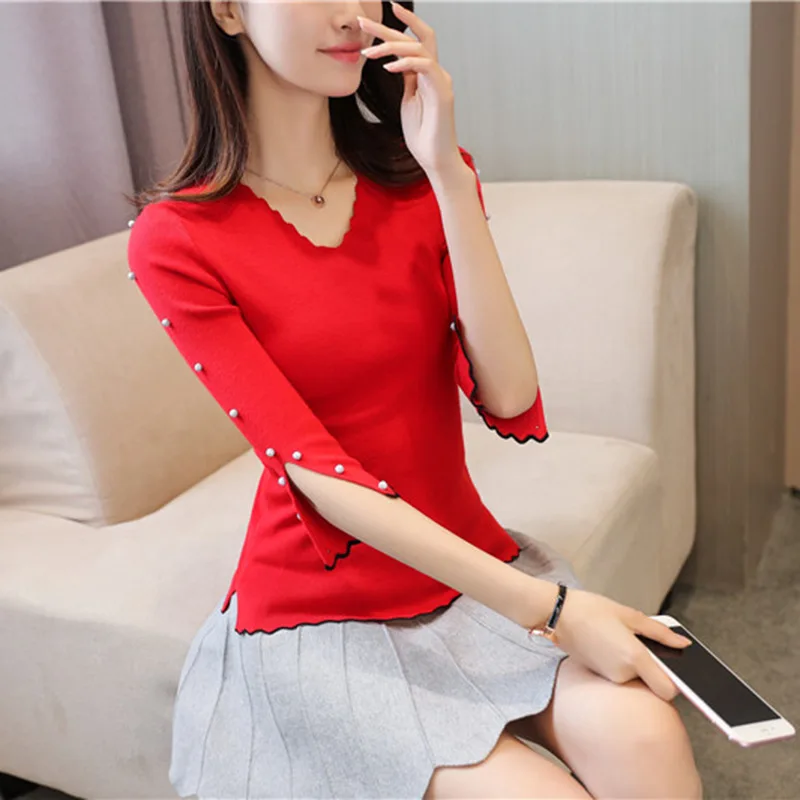 sweater S4848 red-1