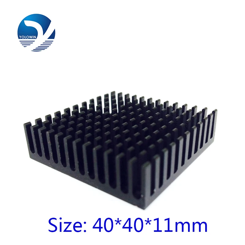 

2Pcs 40*40*11mm Professional Desktop Heatsink Radiator Aluminum Heatsink Extruded Profile Heat Sink Electronic Heat Sink YL-0014