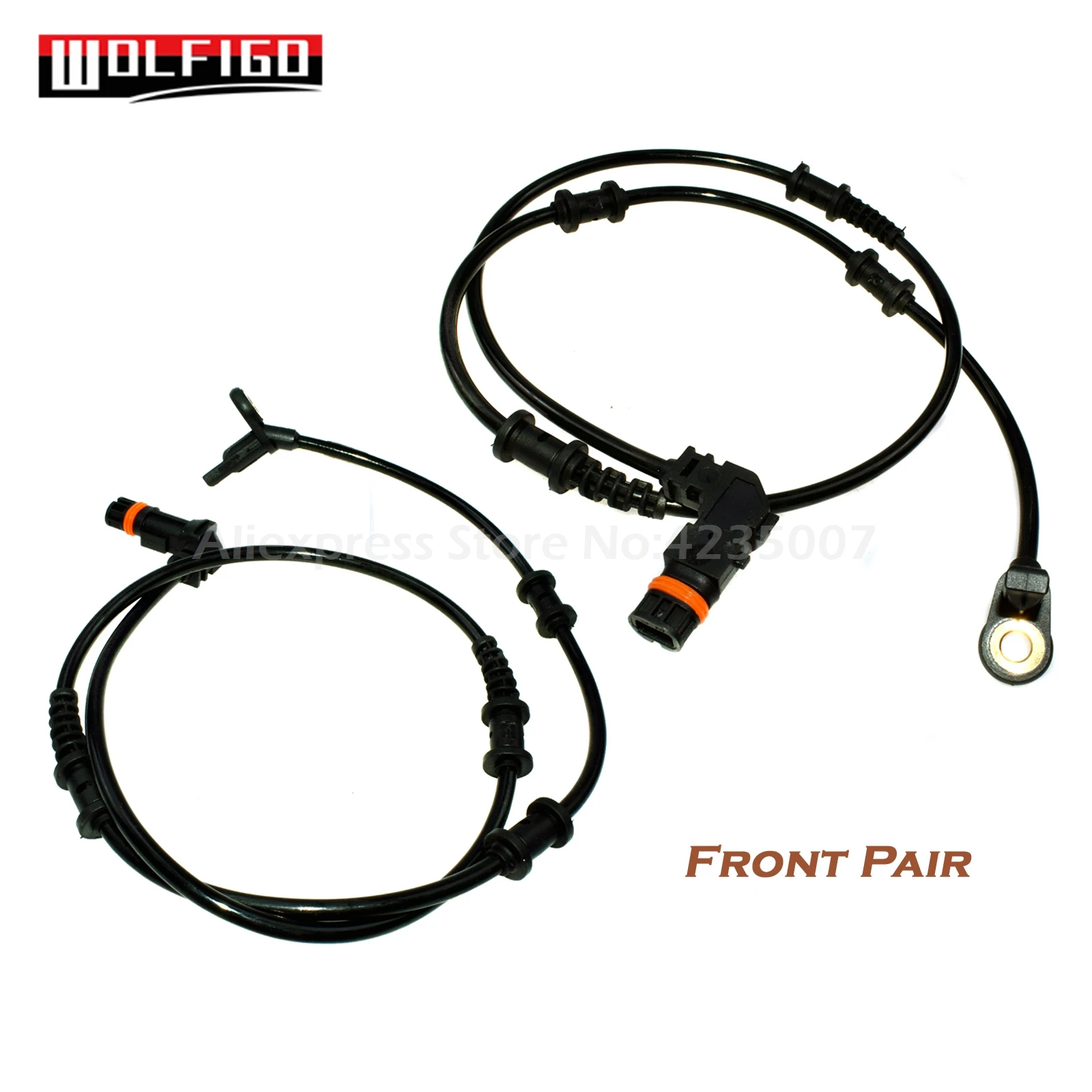 Front Pair WOLFIGO передний задний ABS Датчик скорости колеса для Mercedes-Benz W164 W251 GL320 GL350 GL450 1645400917,1645400717, ALS376 - Цвет: Front Pair