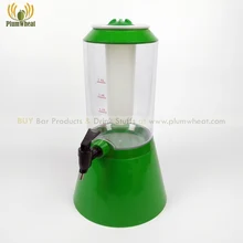 2,5 литров молния Топ может дизайн светодиодный пивная Башня Диспенсер для напитков с рюмки из льда BT45