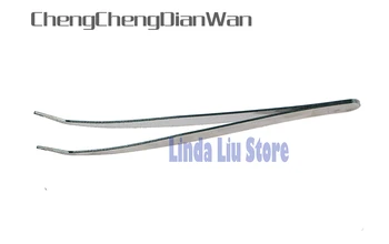 

ChengChengDianWan For Video Game Safe Anti-static Stainless Steel Tweezers Repair Maintenance Tools ESD Recommended 4pcs/lot