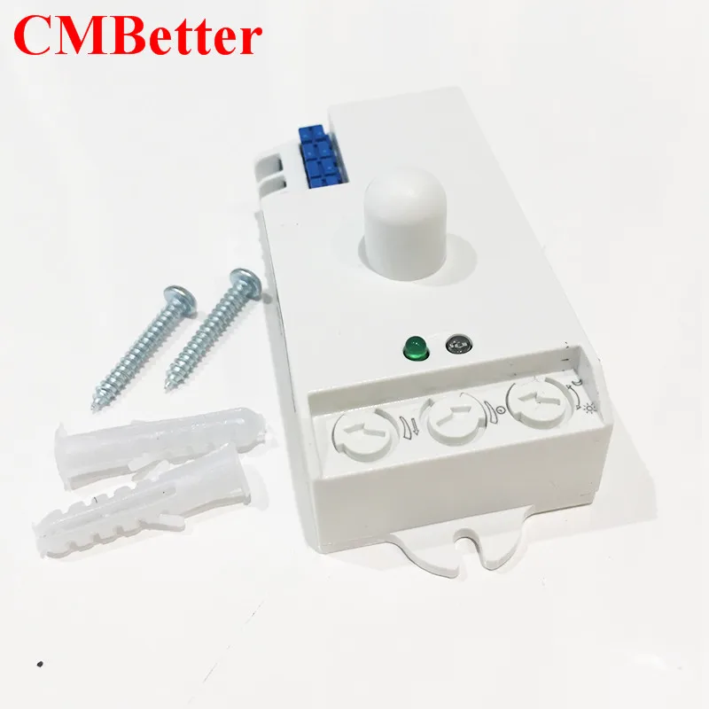 CMBetter 220V IR Infrared Module Sensing Microwave Radar Body Sensor Switch Delay Distance Is Adjustable Useful Home House Tools (1)