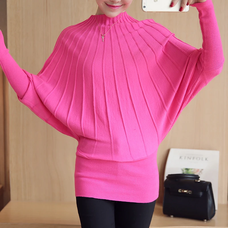 see chart OHCLOTHING 3097- Корейский Осенний женский свитер 40 - Цвет: see chart
