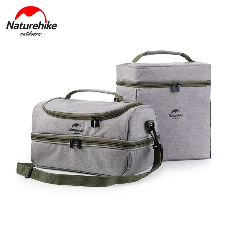 Портативный Ланч бокс Naturehike изолированная сумка для обеда большая емкость термо