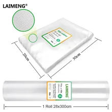 Вакуумные пакеты для вакуумного упаковщика 1 рулон для вакуумной упаковки 28*300 см и 20*30 см вакуумный упаковщик для пищевых продуктов Sous Vide Хранение продуктов B104