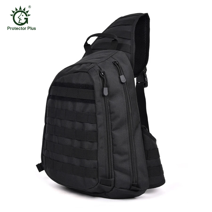 Kaufen Outdoor Sport Klettern Nylon Taktische Tasche Einzelnen Schulter Sling Brust Camping Radfahren Military Rucksack Armee Laptop Taschen